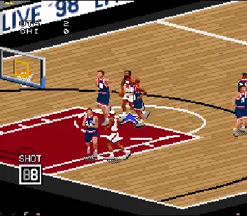 NBA Live 98 (USA) screen shot game playing